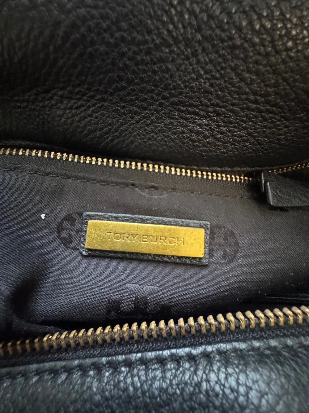 Tory Burch structured pebbled